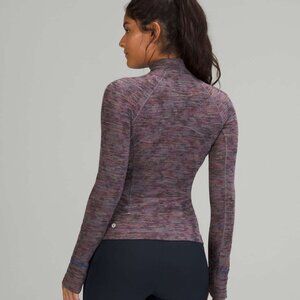 Lululemon Its Rulu Run Half-Zip Jacquard Size 4 NWT